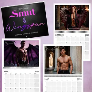 2026 updated Book Boyfriend calendar- MMC- Booktok