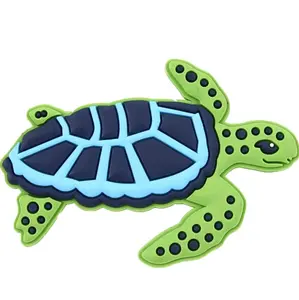 Sea Turtle Charm for Bogg Bags - Decorative Insert for Personalizing Beach Totes Silicone Adorable Rubber Beach Bag Accessory