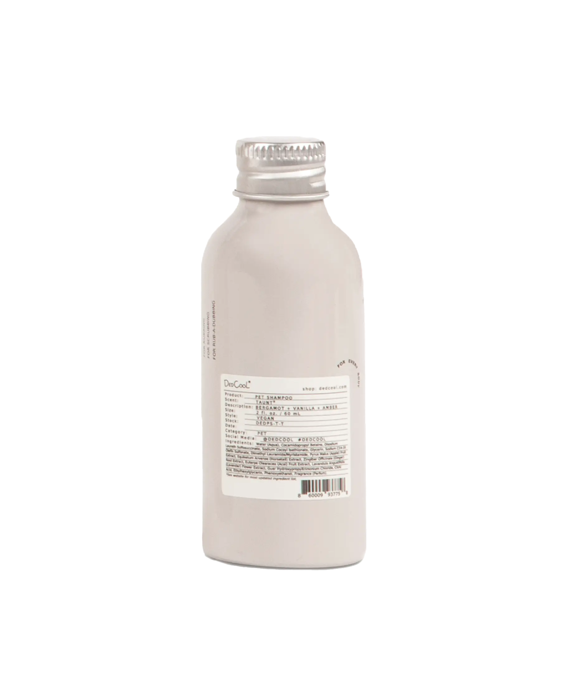 DedCool Mini Pet Shampoo in 01 Taunt - Effective Formula and Signature Scent for Your Furry Friends