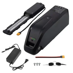 48V 15.6AH Ebike Battery, 4pin Suitable for 1500W motors with 2A Fast Charger and 40A BMS, USB Interface, Battery Indicator, Power Switch, Adult Electric Bike