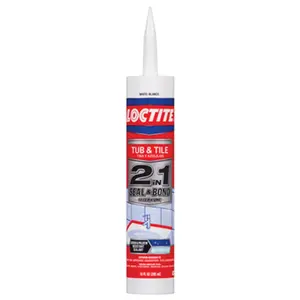1936464 Loctite 2 In 1, 10 oz. White, Tub N Tile Caulk