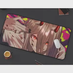 POWER Desk Mat - CHAINSAW MAN Power Anime Mouse Pad Gift Anime Desk Mat Power csm Desk mat Manga deskmat for him chainsaw man gift for him