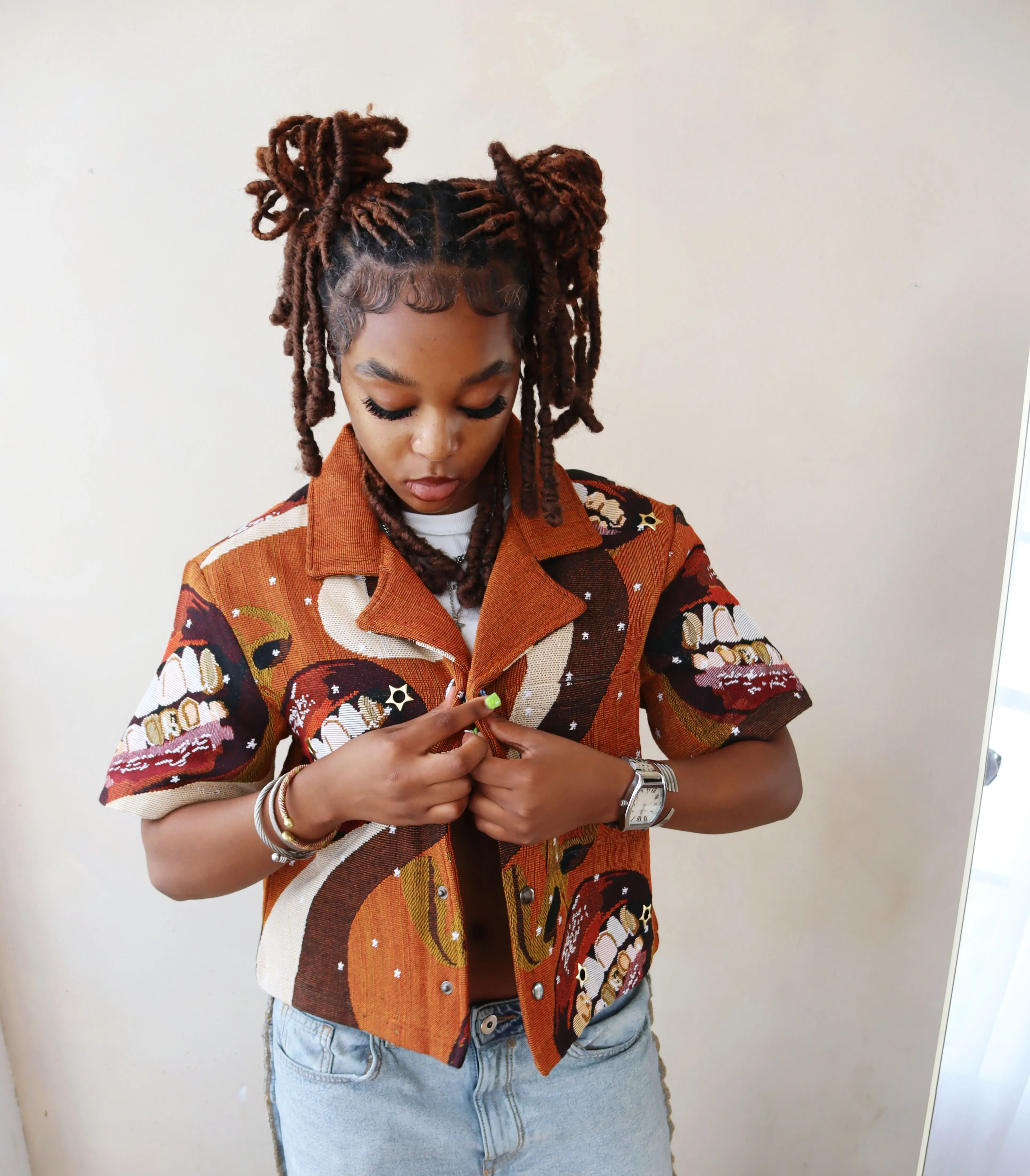 Tapestry Women ATL Cropped Shirt