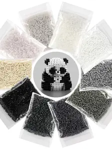 1000pcs 2.6mm Melting Beads Kit, 3D Pixel Puzzle Melted Beads, DIY Craft Decorations, Birthday Party Gifts, Multi-Color Bulk Supplement Set