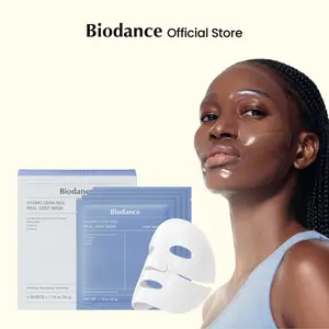 [Biodance Official] Ceranol Hydrogel Real Deep mask -  Soothing, Moisturizing, Nourishing, Hypoallergenic, Hydrating, Cooling Skin, Sensitive Skin Repair K-beauty Sleeping Mask,  Overnight Face Mask, TikTok Exclusive Bundle(4ea)