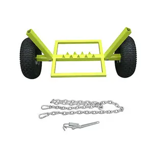 212 MAIN Heavy-Duty Steel Log Dolly, 16 In, 1-Person Operation, Ideal for Skid Logs, One Person