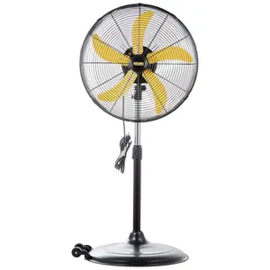 5000 CFM 20 inch High Velocity Pedestal Oscillating Fan with Powerful 1/5 Motor - UL Safety Listed