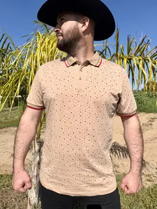 Rhinestone collar shirt