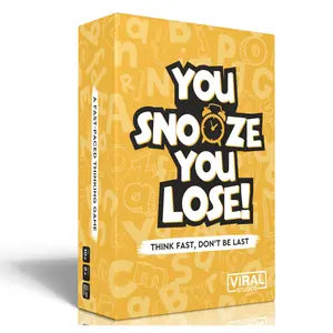 You Snooze You Lose - Fast Paced Party Card Game For All Ages