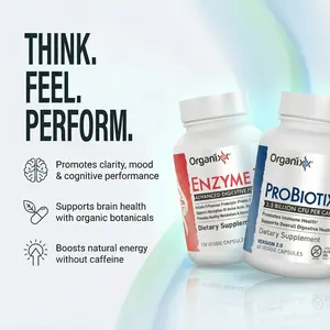 Organixx Optimal Digestion Bundle, Enzyme 17 & ProBiotixx – Digestive Enzymes + Daily Probiotics for Gut Health, Bloat Relief, Nutrient Absorption & Immune Support, Vegan, Non-GMO, Gluten-Free