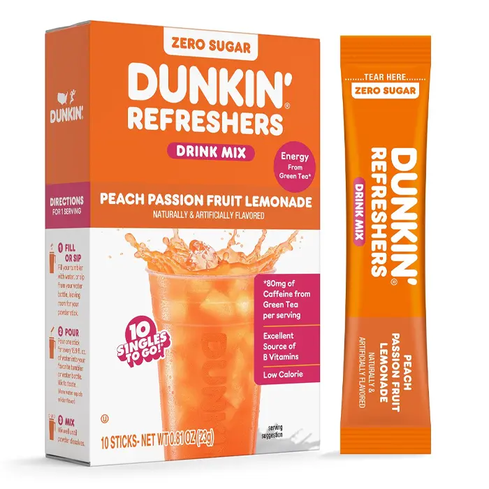Peach Passionfruit Lemonade - 10 Pack