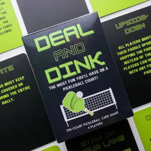 Deal and Dink – The Pickleball Card Game | Fun Couples Game, Party Game for Adults, Pickleball Gifts, Game Night Card Game, Outdoor Games for Groups, Pickleball Accessories, Card Games