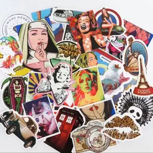 Pack of 50 Stickers for Adults (Decal Stickers for Phone Laptop Car Motorcycle Bicycle Luggage Skateboard and More Cool Creative Designs)