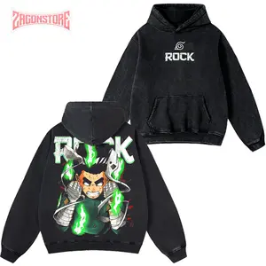 ZagonStore - Rock Lee - Naruto #75 - Hoodie T-Shirt, Rock Lee Hoodie, Naruto Anime Shirt, Vintage Anime Tee, Japanese Streetwear, Washed Anime Shirt, Anime Graphic Tee, Otaku Gift, Y2K Streetwear