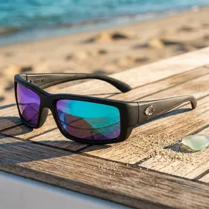 Costa Del Mar Polarized Fishing Sunglasses, Fantail Matte Black Frame, UV Protection Outdoor Shades, Perfect Gifts