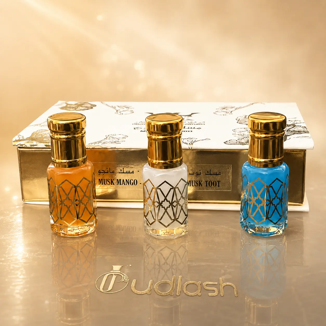 Hamil Al Musk | 3 Piece Multi Pack Set | Mango Musk + White Musk + Berry Musk | Unisex Fragrance | 6 ML | Concentrated Oil | Mango - Musk & Berries
