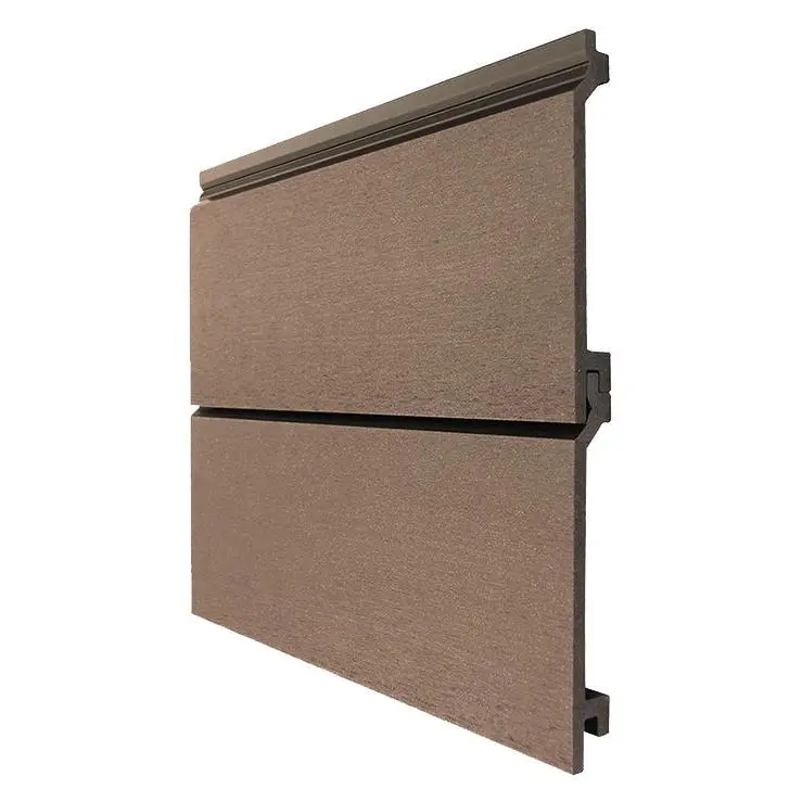 Light Brown Exterior Shiplap Composite Wall Panels – Wood Grain, Waterproof, Fire-Resistant & Weatherproof + STICKGOO 33pcs 3D PVC Wall Panels, Diamond & Geometric Design, 11.8×11.8 in, Interior Wall Decor for Living Room, Bedroom & Office