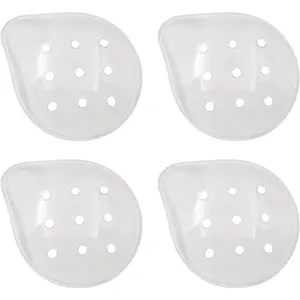 4 Pcs 9-Hole Plastic Eye Patches, Breathable and Comfortable, Eye Protection, Suitable for Children, Adults Eye Surgery Covering, Breathable After Surgery Eye Protection