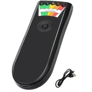 Upgraded Rechargeable Emf Detector For Ghost With 5 Level Led Portable Handheld Magnetic Field Equipment Electromagnetic Paranormal Tester Up To 20 + Mg