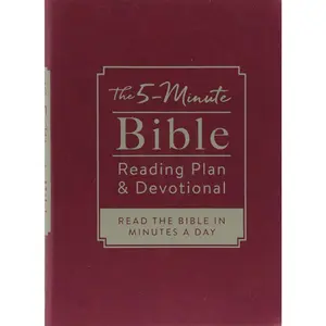 The 5-Minute Bible Reading Plan and Devotional: Read the Bible in Minutes a Day Imitation Leather by Ed Strauss