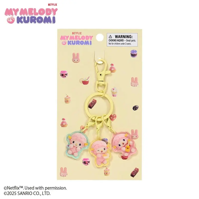 My Sweet Piano Acrylic Keychain (My Melody & Kuromi Netflix Series)