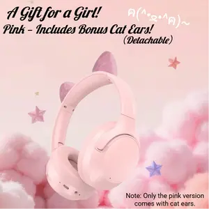 FoFun Multifunctional NC50 Hybrid ANC Wireless Headphones, Built-in Mic, Low Latency,Be aware of safety mode,Custom EQ, Over-Ear, Android/iPhone