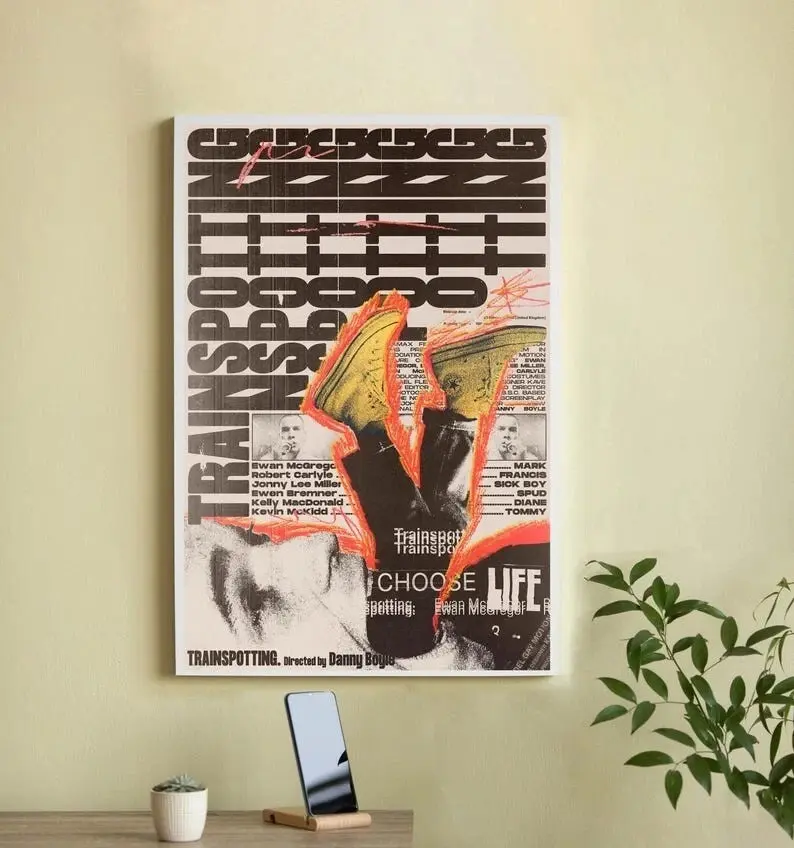 Trainspotting Movie Poster, Gift For Mother's Day, Father's Day