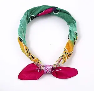 Hot Trendy Tie Dye Unisex One Size Bandana Multicolor