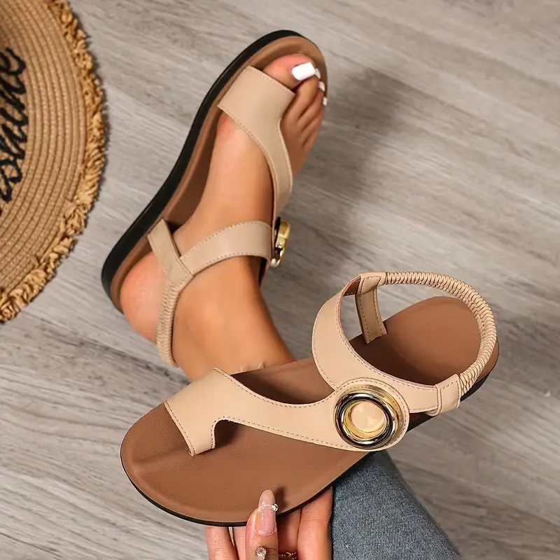 Platform sandals women,Elegant and Comfortable Women's Slippers for Wide Feet,Versatile New Summer Beach Shoes