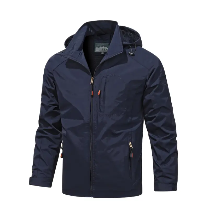 Men's Lightweight Jacket Packable Windbreaker Running Jacket Coat Stand Collar Windbreaker Bomber Jacket