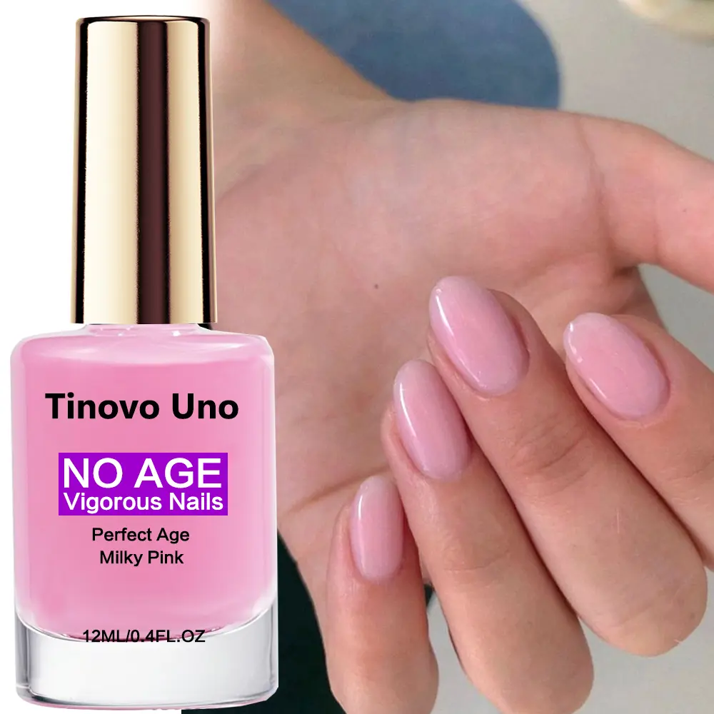 Tinovo Uno 12ML Fast-Drying Keratin Nail Strengthening Gel, Nail Strengthening Serum, Nail Strengthener, Alcoholic Formula Free, Strengthens & Protects Nails Post-Care Treatment Manicure Nail Products