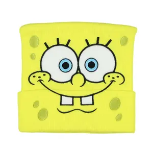 Nickelodeon SpongeBob SquarePants and Friends Adult Character Cuffed Beanie Hat for Men and Women