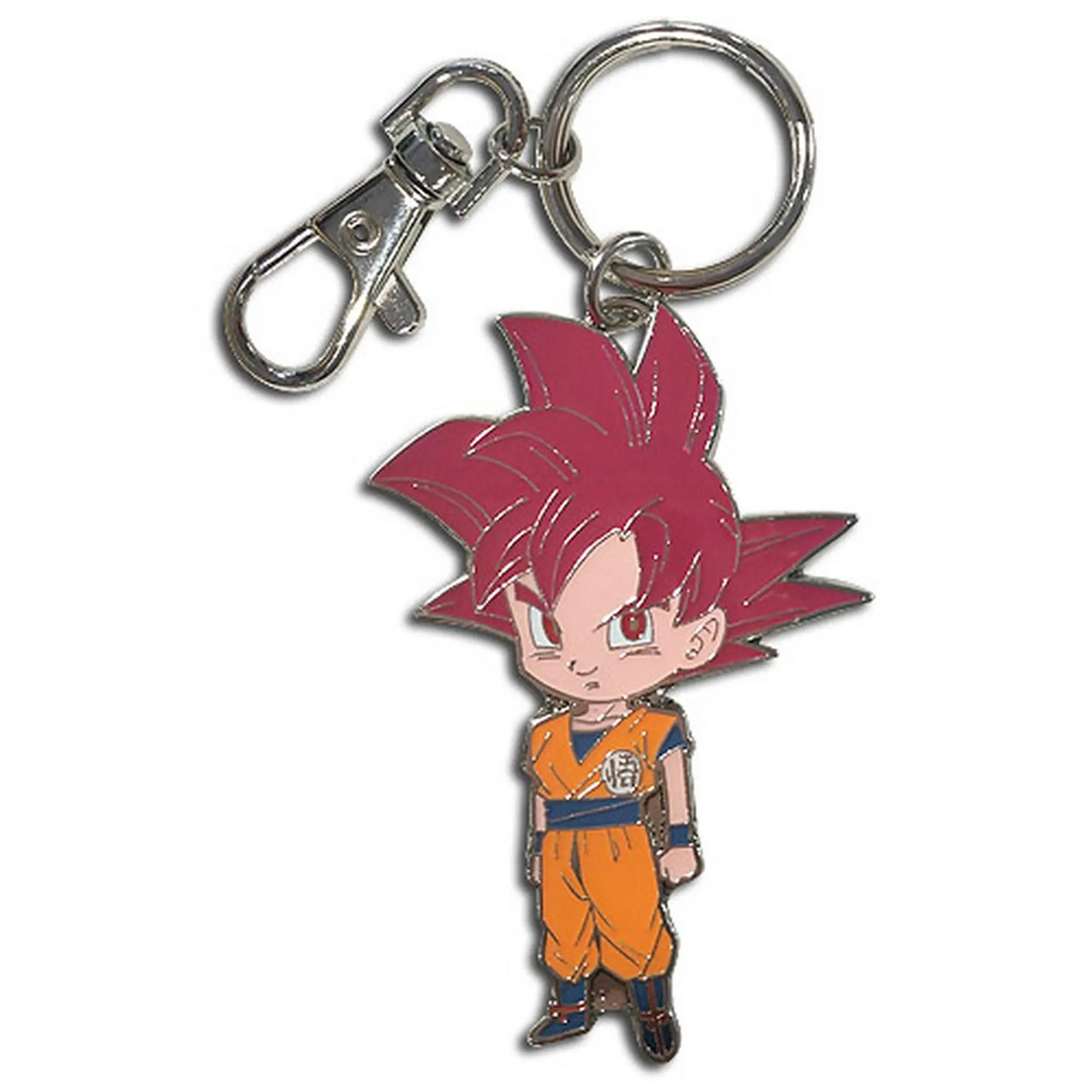 Dragon Ball Super - SD Super Saiyan God Son Goku Metal Keychain