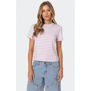 Edikted Women's Callahan Striped T-Shirt