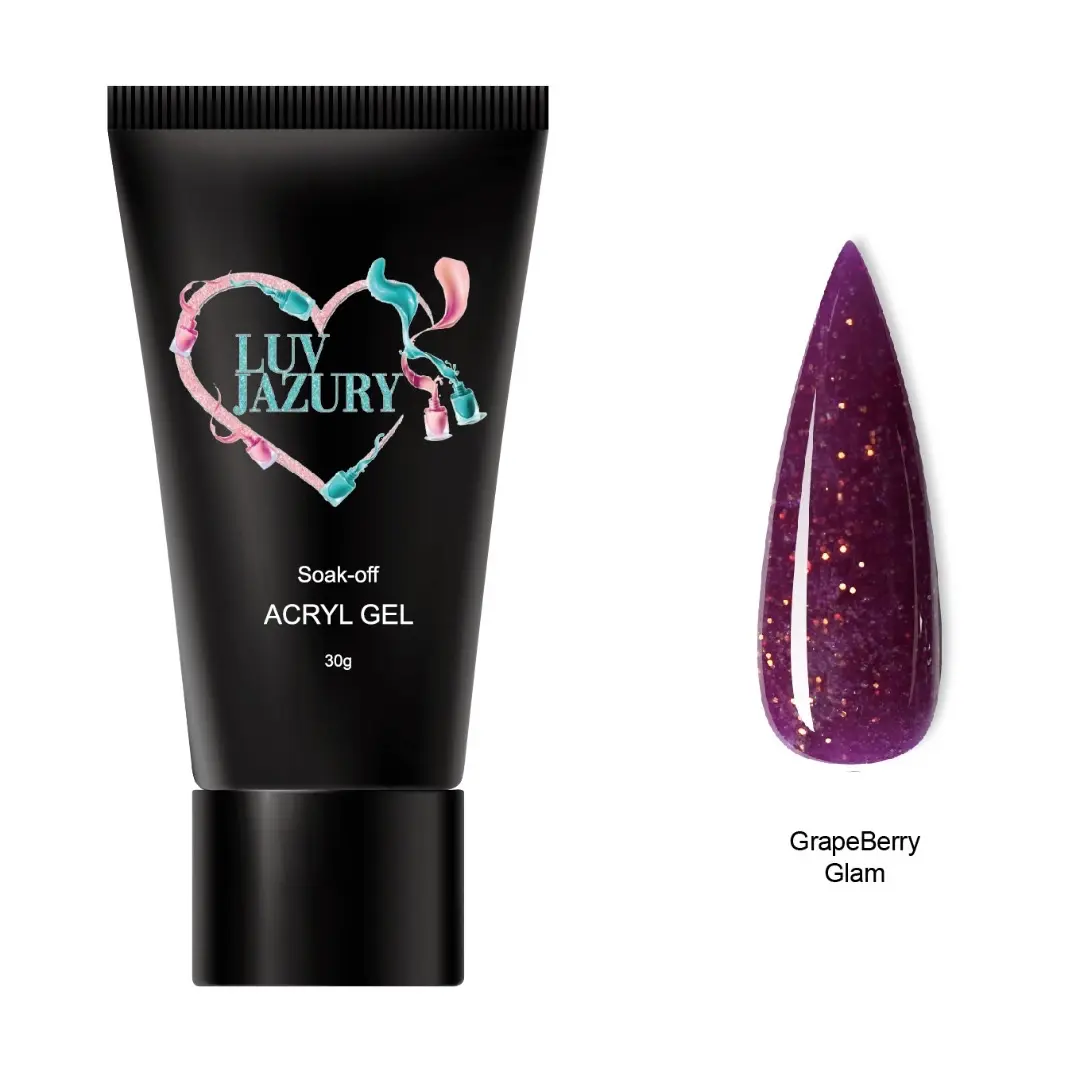 Purple Acryl Gel Nail Supply
