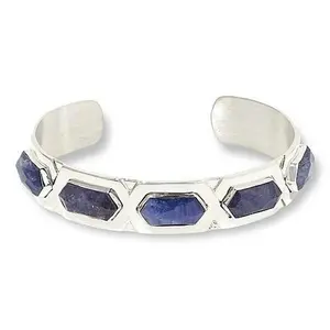 Mine Finds by Jay King Gallery Collection Tanzanite 5-Stone Cuff Bracelet