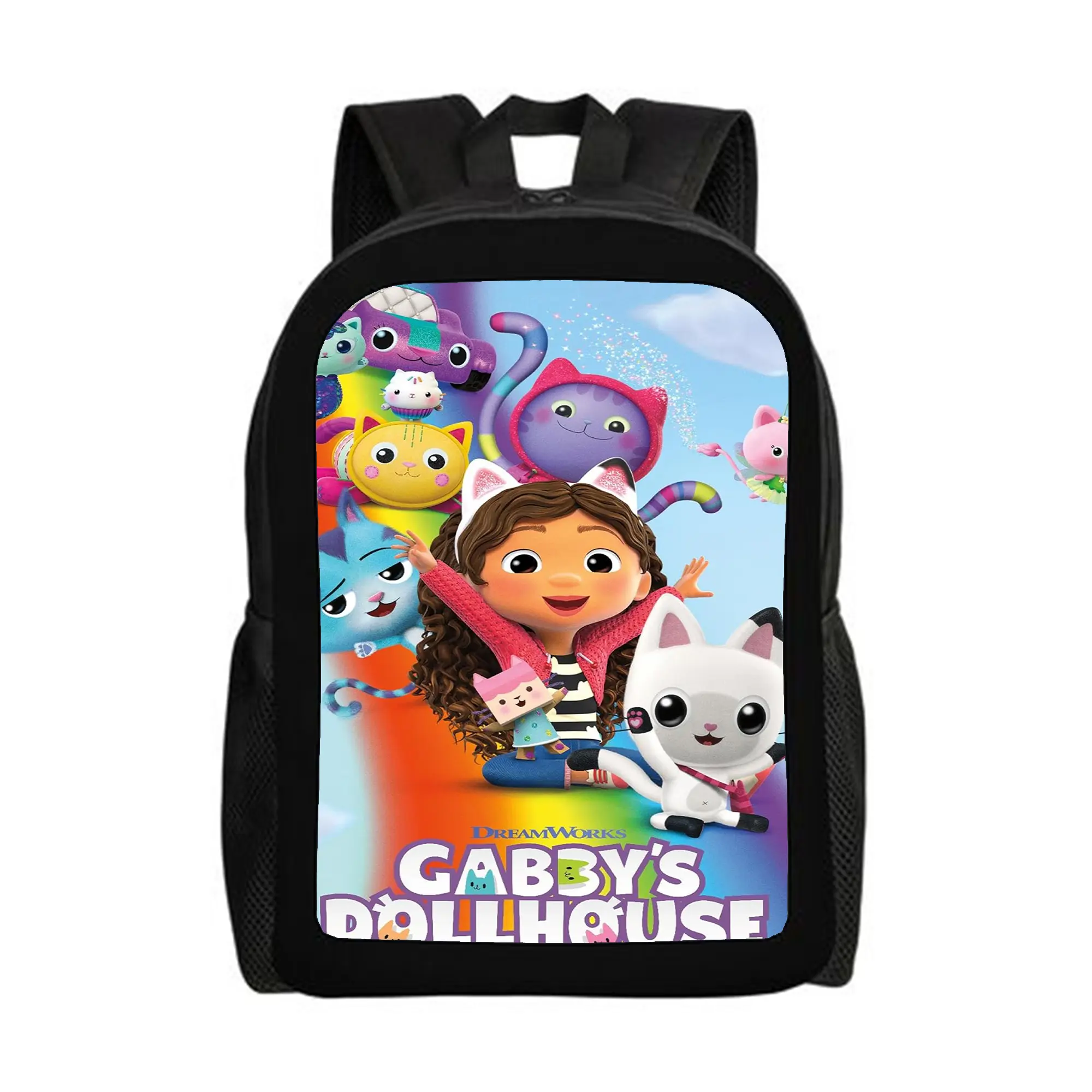 Gabby's-Dollhouse-Backpacks for Girls, Cute School Backpack, Aesthetic Bookbag for Teens, Lightweight Classic Backpack for Travel, Work, Picnic A-1