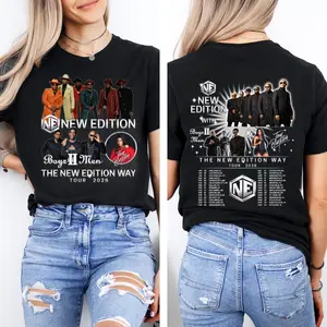 The New Edition Way Tour T-shirt, Vintage Tour 2026 Graphic Tee, Heavy Cotton, Unisex Street Wear