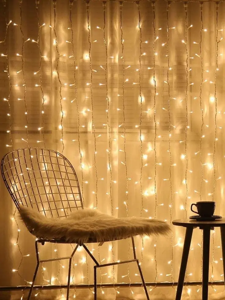 LED Wall String Lights - 3*1m 100LED(Width 3 meters Height 1 meter)