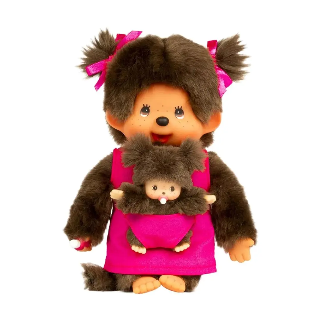 Monchhichi Mother Care Plush Toy - Pink Monchhichi Mother Care Plush Toy - Pink