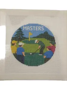 The Golf Masters Needlepoint Canvas