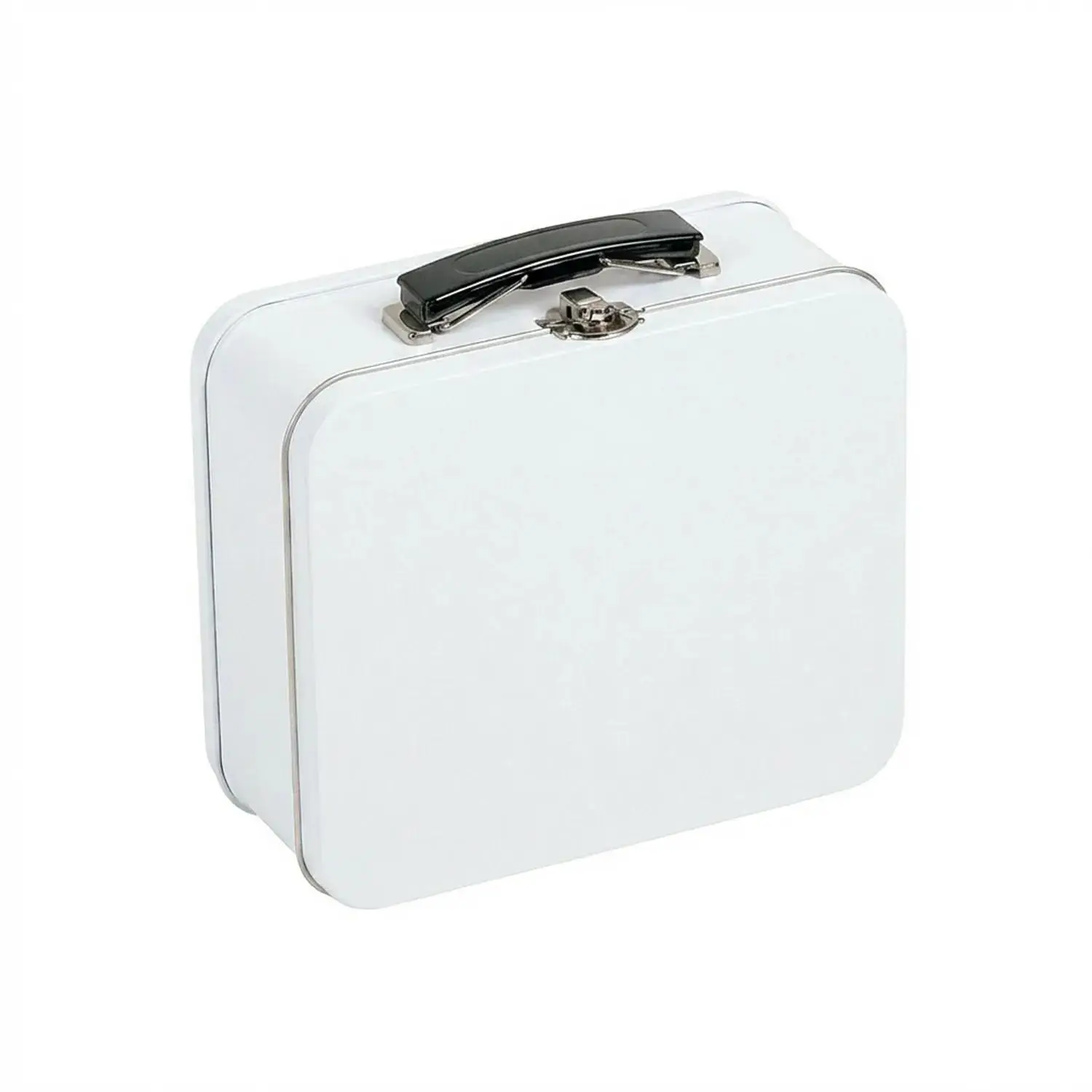 7 3/4" x 3 1/4" x 6" DIY Design Your Own Metal Lunch Box Tin