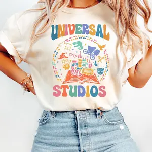 Retro Studios Graphic Tee, Family Trip Youth Shirt, Universal Florida T-Shirt for Men, Women and Kids