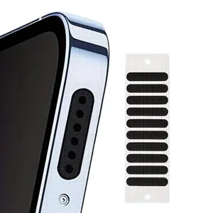 48 PCS Speaker Anti Dust Protector Kit, Phone Speaker Dust Cover Dustproof Stickers, Speaker Dust Mesh & USB C Dust Plug & Tweezers Compatible with Phone iPhone 16 15 Plus Pro Max, Galaxy S23/S22/S21