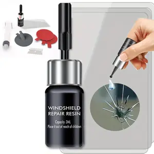Car Windshield Repair Kit, Quick Dry & Long Lasting Car Windshield Repair Kit, Professional Auto Glass Repair Tools, Car Glass Compound, Windshield Crack Adhesive