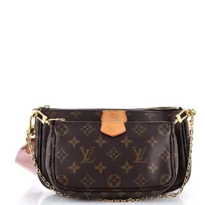 Pre-owned Louis Vuitton material Messenger Bags Multi Pochette Accessoires Monogram Canvas by Rebag