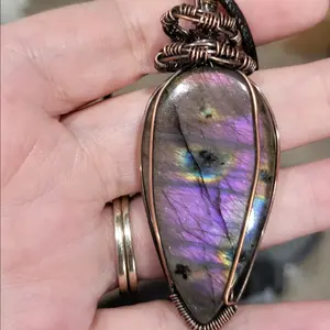Rainbow Labradorite Pendant