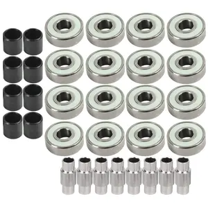 Amp Inline Roller Hockey Speed Bearings and Spacers Kit Stainless Steel