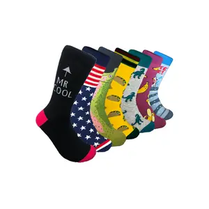 CRAZY Socks for MeN - Cotton Long Socks with Various Animal Designs and Colors
