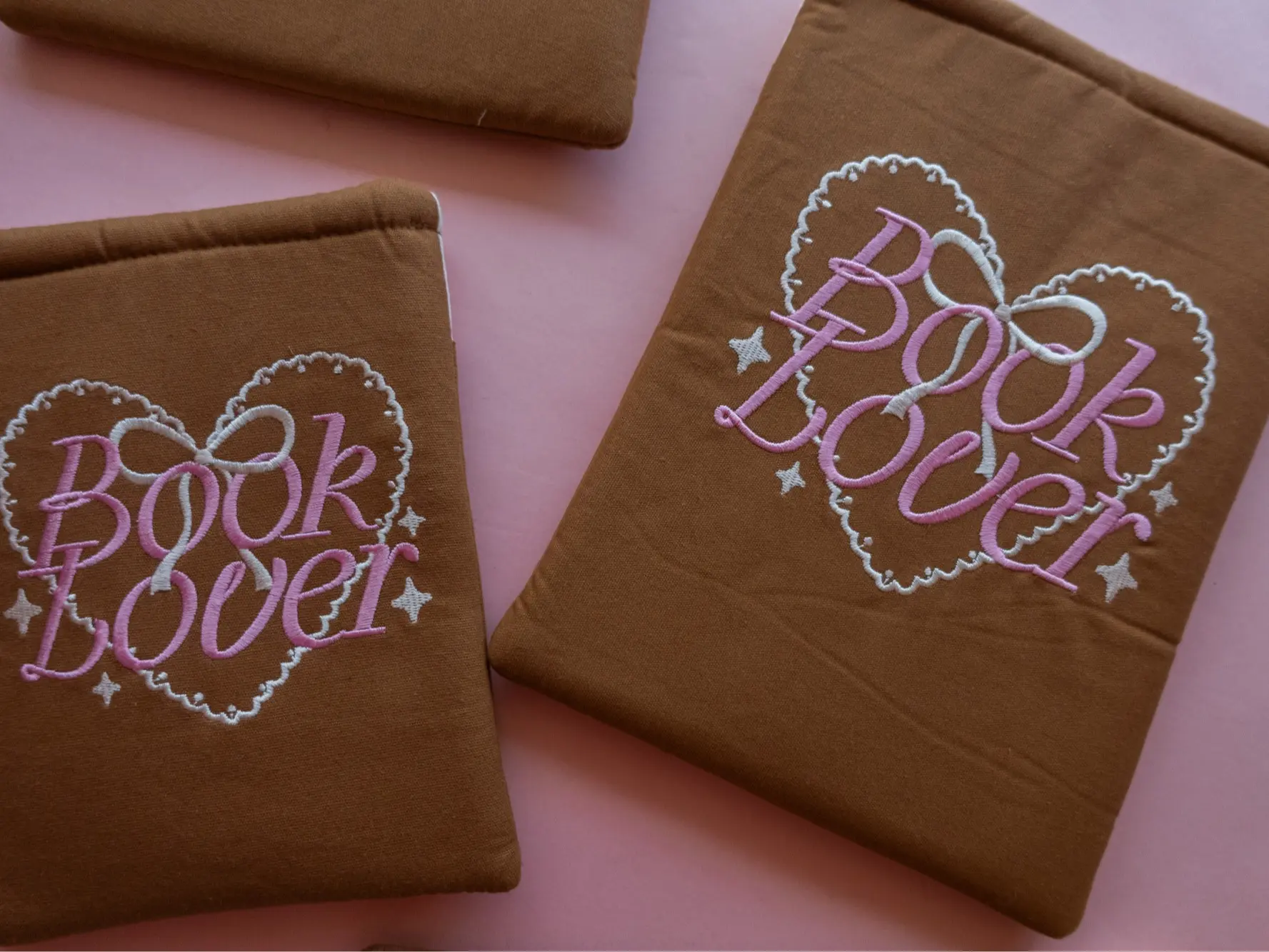 Book Lover Embroidered Book/Kindle Sleeve